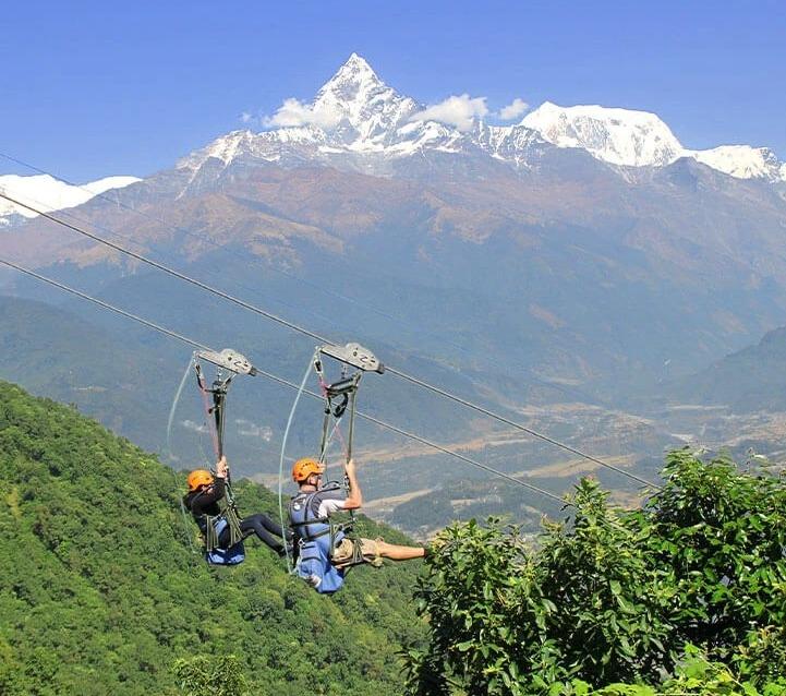 Ziplining